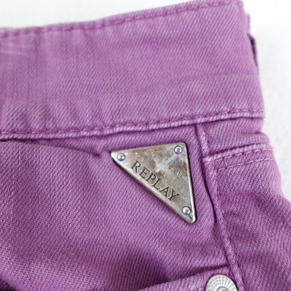 Replay Teena Flare Jeans Women's 27x34 Low Rise Stretch Denim - Picture 7 of 14